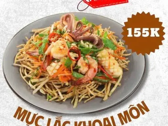 Mực lắc khoai môn - Z-BEER